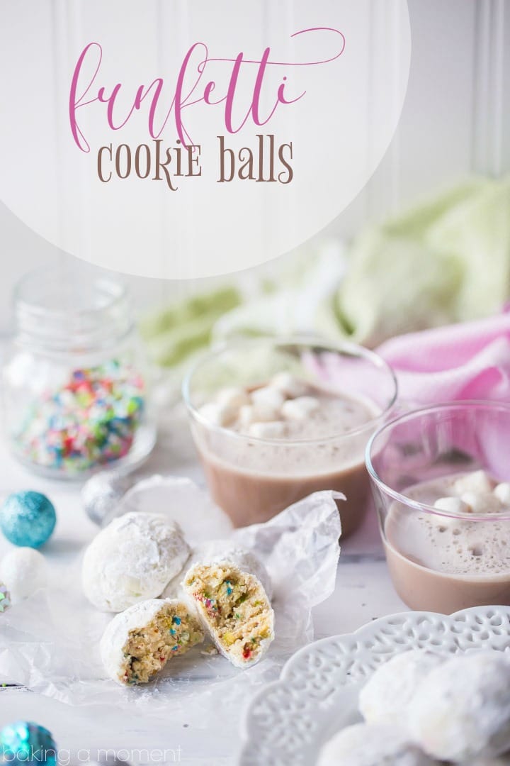 Nutty, buttery, and so much fun! These funfetti cookie balls are such a delicious way to enjoy the holiday season. Perfect with a cup of hot cocoa! food desserts cookies @diamondnuts #sponsored