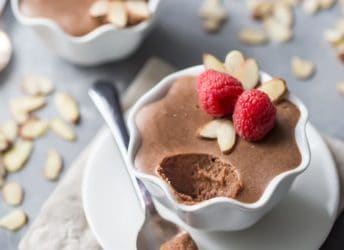 My favorite-ever chocolate mousse recipe! This is the real deal, made with eggs and butter and so airy it just melts in your mouth. Loved that added hint of almond from the amaretto too.