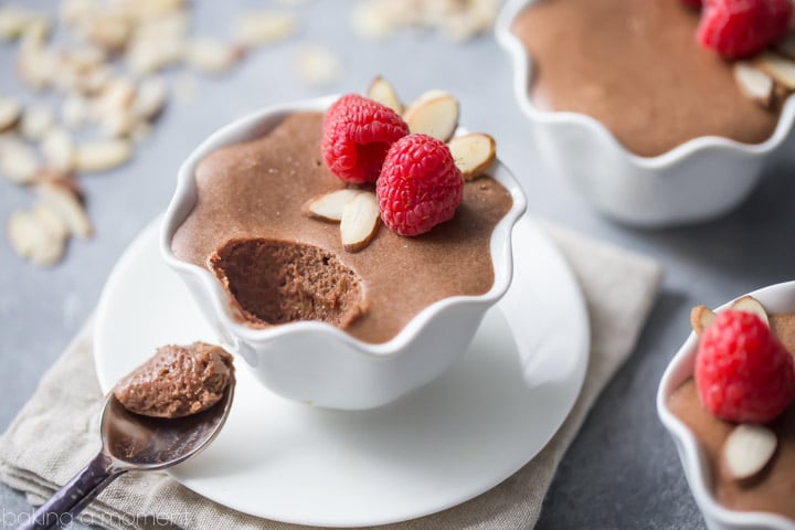 My favorite-ever mousse recipe! This chocolate amaretto mousse is the real deal, made with eggs and butter and so airy it just melts in your mouth. Loved that added hint of almond from the amaretto too. food desserts chocolate mousse