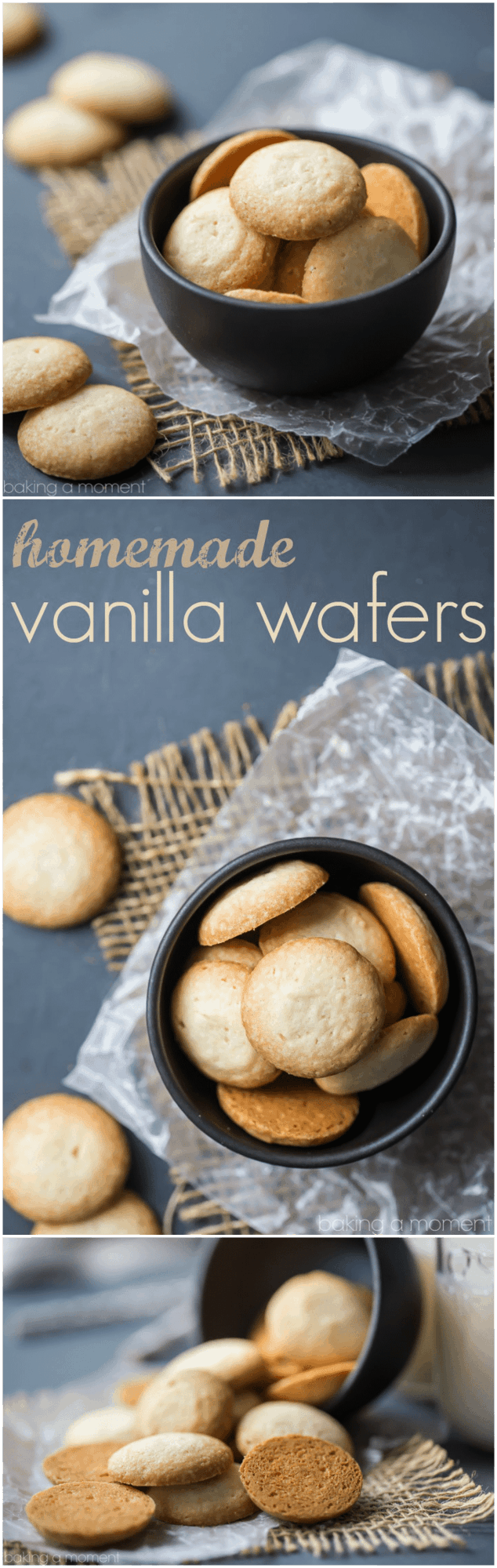 Homemade Vanilla Wafers - Baking A Moment