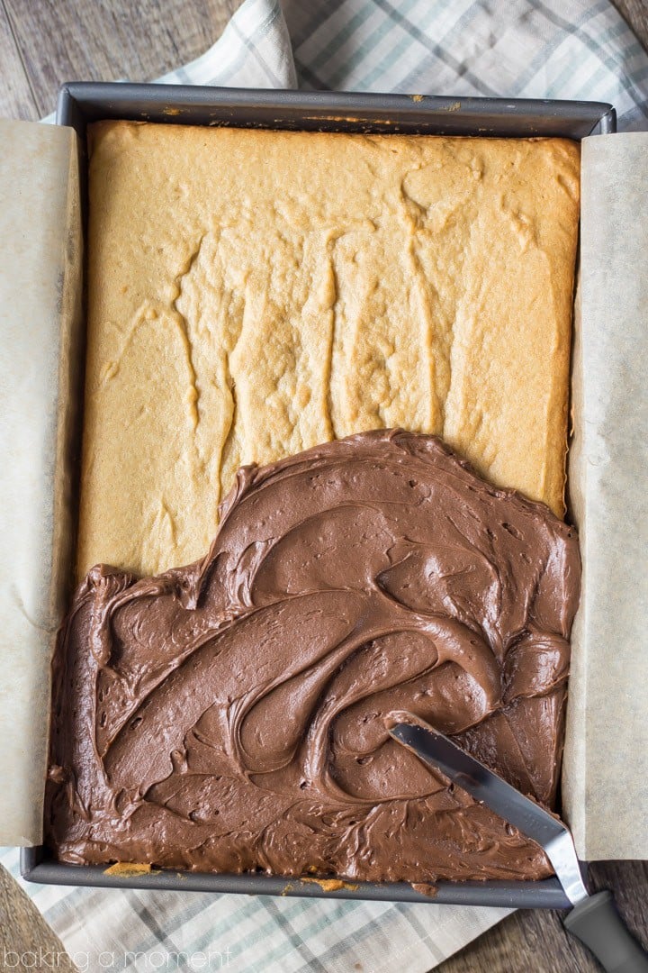 My family LOVED this peanut butter cake! The fudge-y milk chocolate frosting was so good too. All so simple to make, the recipe is practically foolproof. food desserts cake