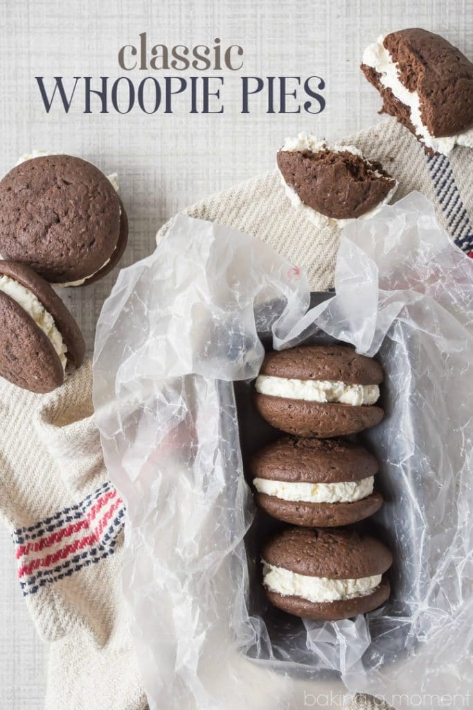 Classic Whoopie Pies - Baking A Moment