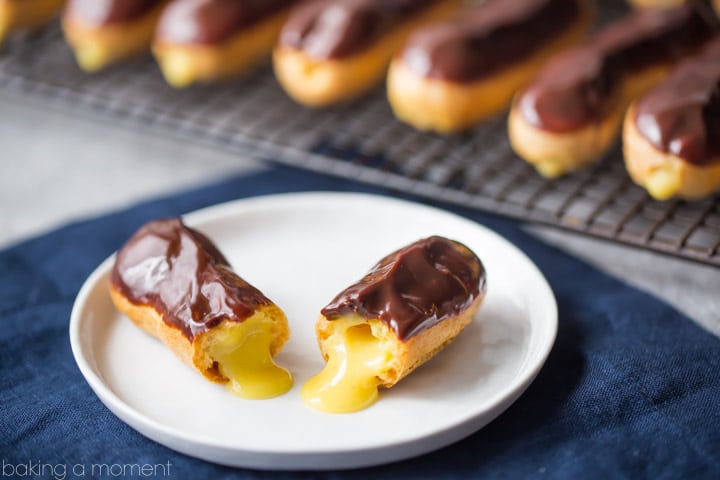 Classic Eclairs Baking A Moment
