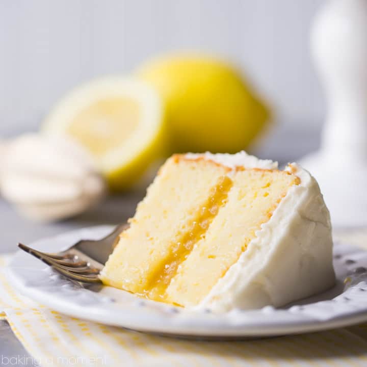 Mini Lemon Cake: perfect for a smaller get together, and just bursting with bright citrus in every layer! food desserts lemon
