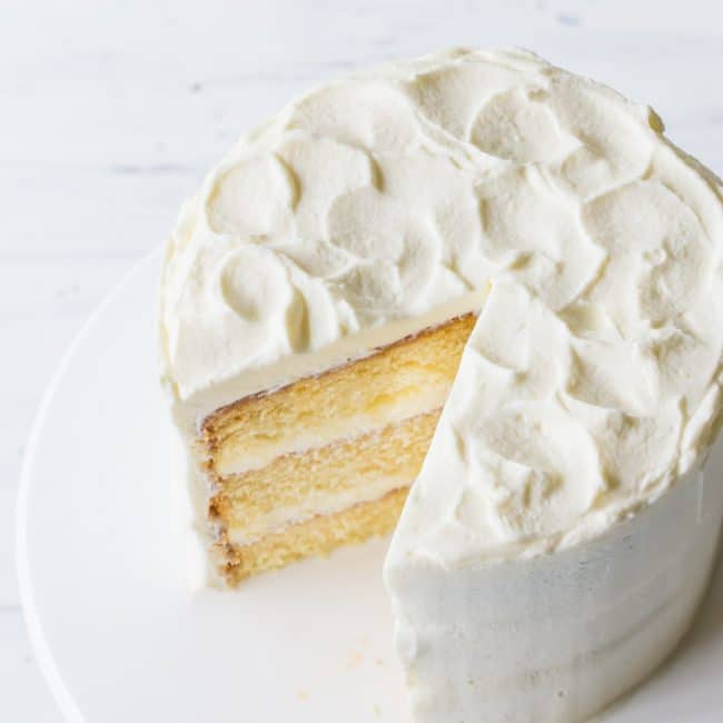Perfect Vanilla Cake Recipe- Moist & Easy -Baking a Moment