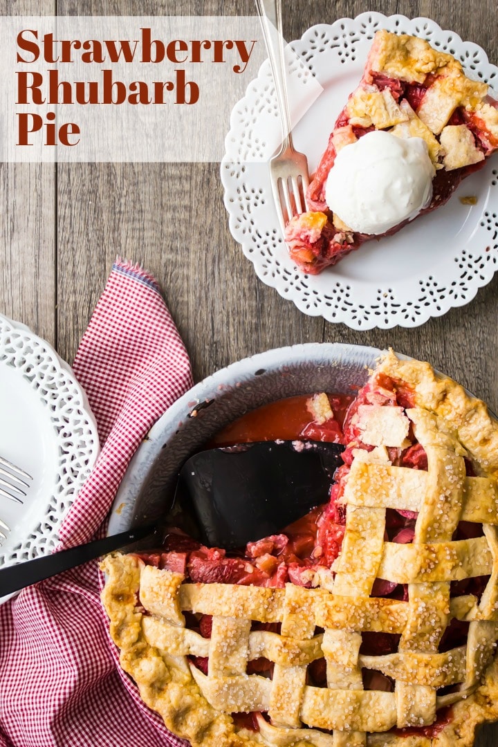 Easy Strawberry Rhubarb Pie Recipe