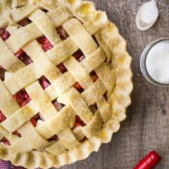How to Do a Lattice Pie Crust Simple Tutorial.