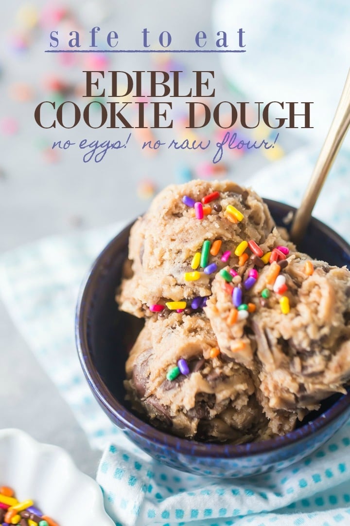 Edible Eggless Chocolate Chip Cookie Dough Safe to Eat