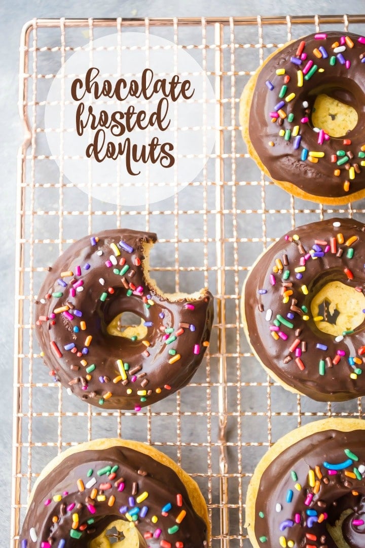 Easy Chocolate Frosted Donuts Recipe