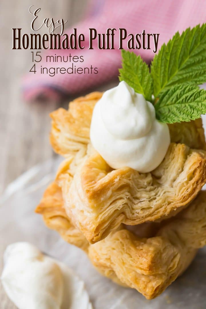 Shortcut Puff Pastry from Scratch