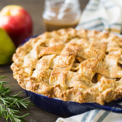 Apple Pear Pie - Baking A Moment