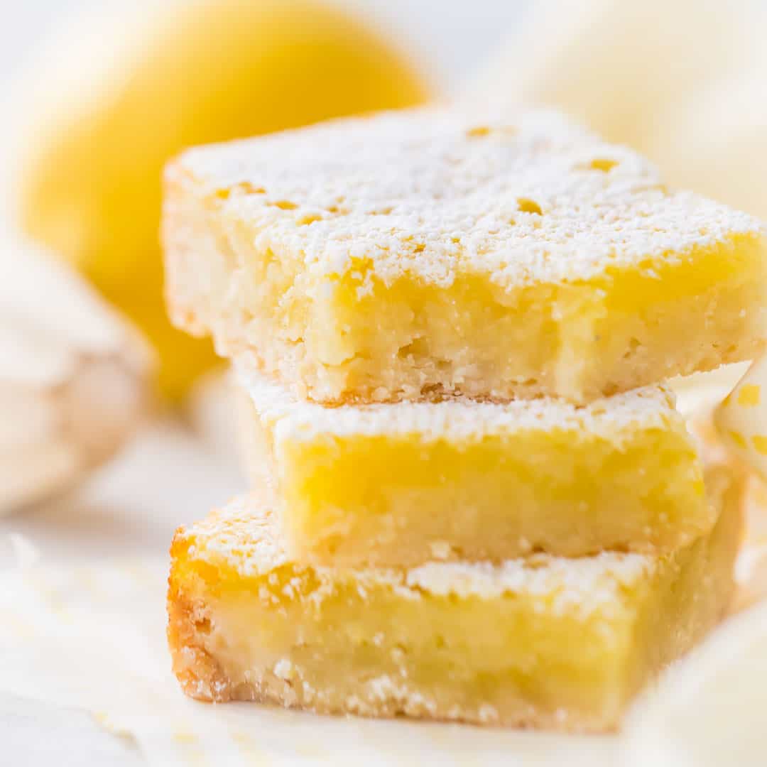 Easy Lemon Bars Recipe: So bright & cheery! -Baking a Moment