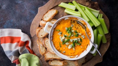 Buffalo Chicken Dip with Blue Cheese