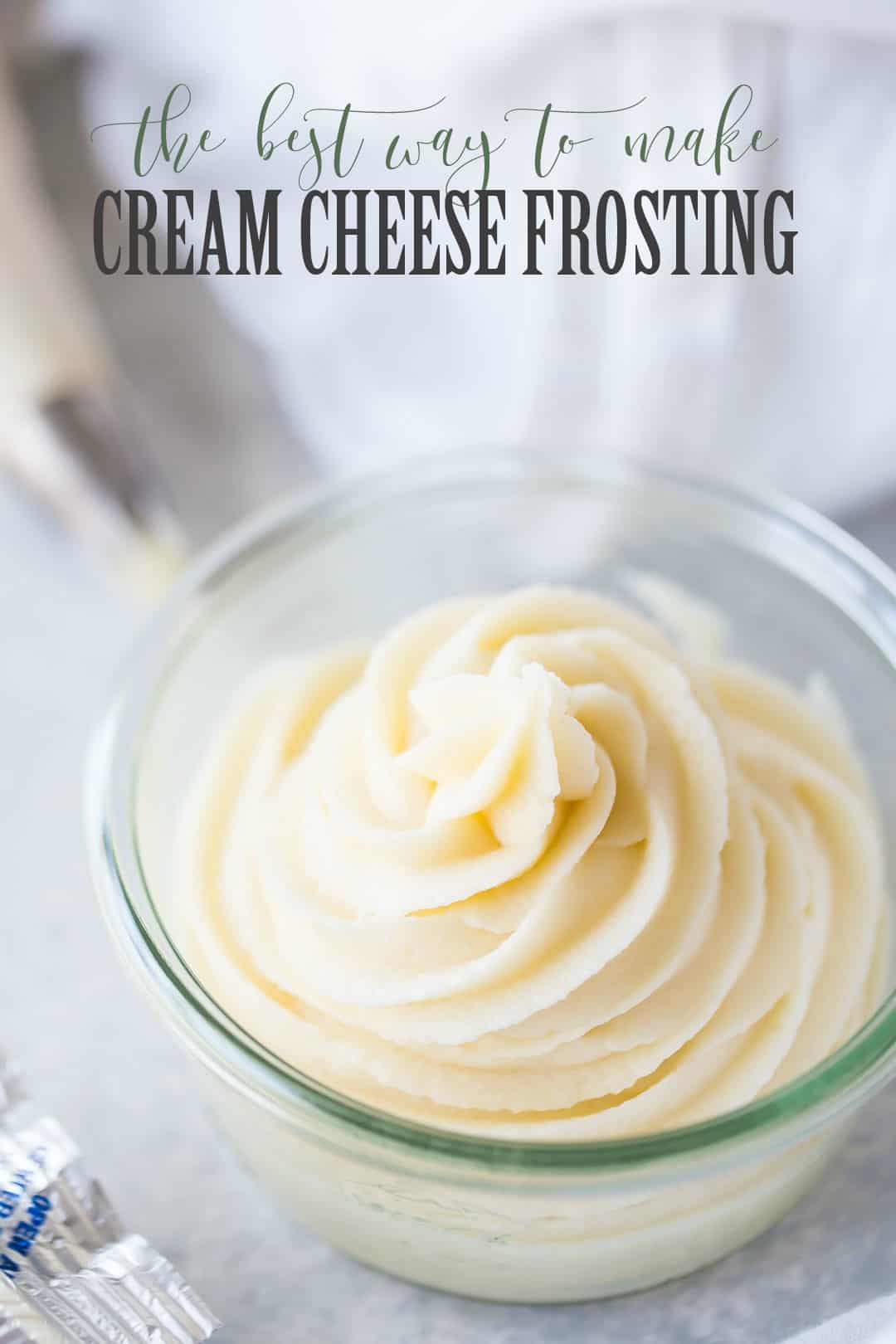 Cream Cheese Frosting: fluffy & stiff for piping -Baking a Moment