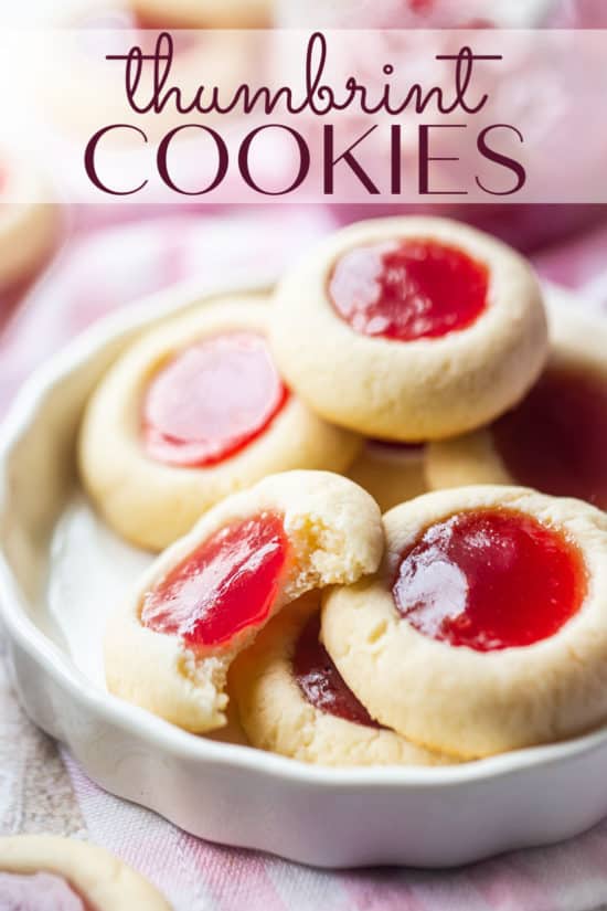 Jam Thumbprint Cookies: So soft & delicious! -Baking a Moment