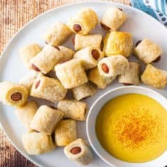 Homemade pigs in a blanket