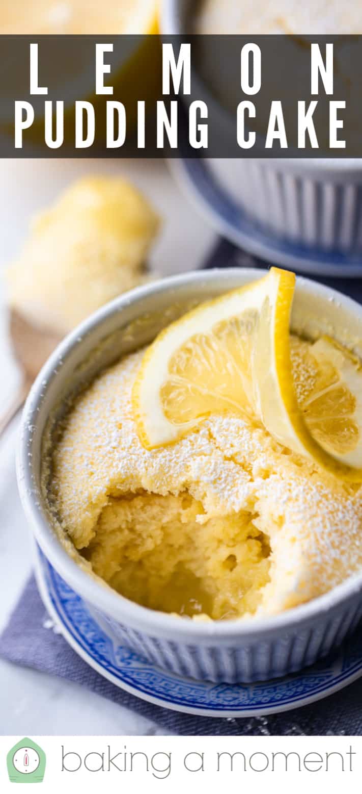Magic lemon pudding cake.