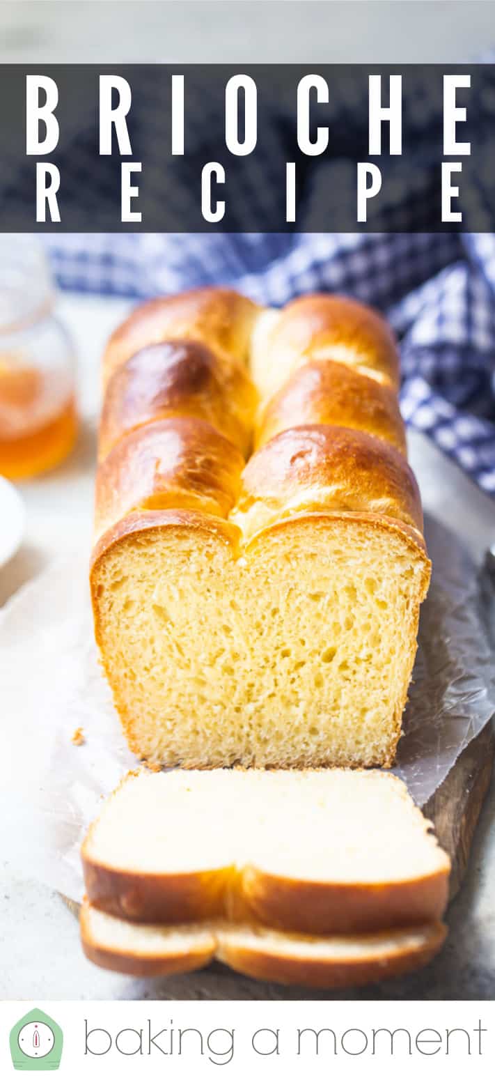 Soft & fluffy brioche bread.