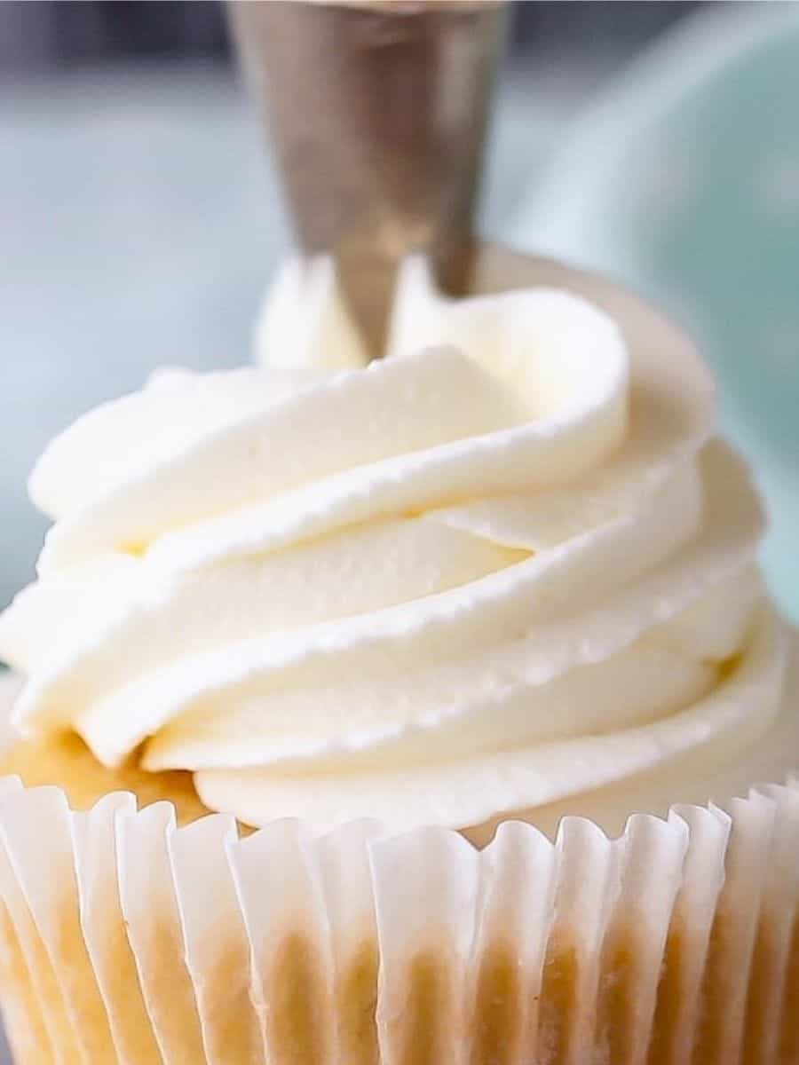 Light and Fluffy Whipped Cream Frosting - Baking A Moment