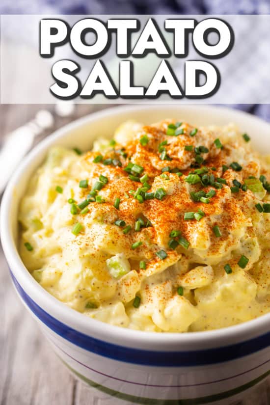 Old-Fashioned Potato Salad: Just like mom's! -Baking a Moment