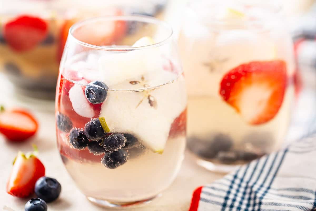 Sangria recipe white for July 4th.