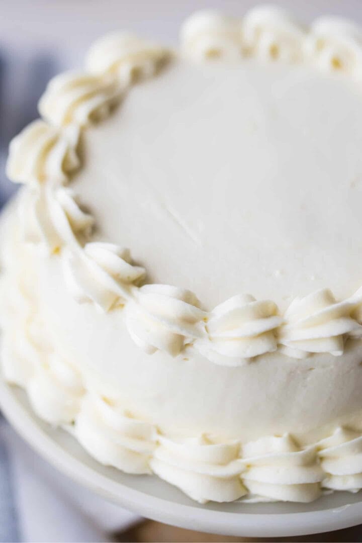 Favorite Vanilla Buttercream Frosting - Baking A Moment