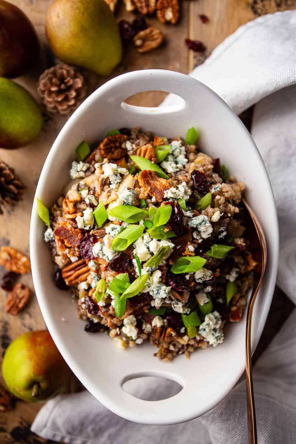 Full Sheep With Rice Wild Rice Stuffing - Baking A Moment