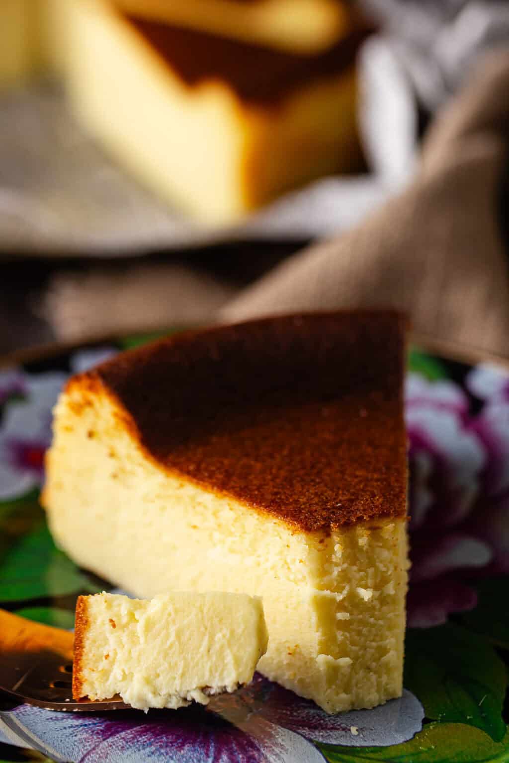 Basque Cheesecake - Baking A Moment