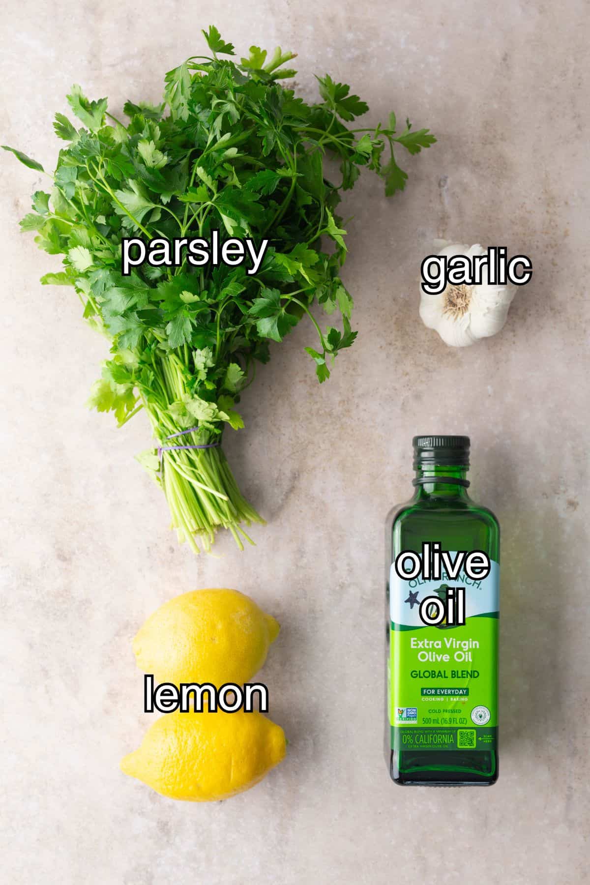 Recipe ingredients