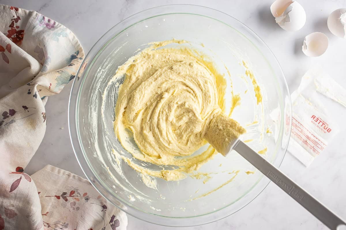Texture of thick, spreadable almond roll filling.