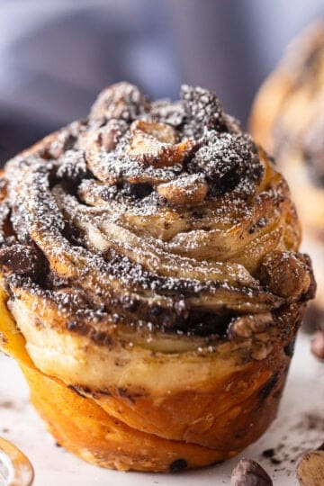 Cookie Croissant up close