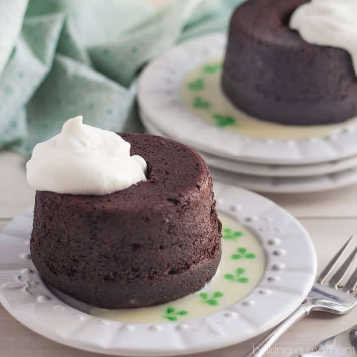 Chocolate Stout Mini-Bundt Cakes with Irish Whiskey Hard Sauce