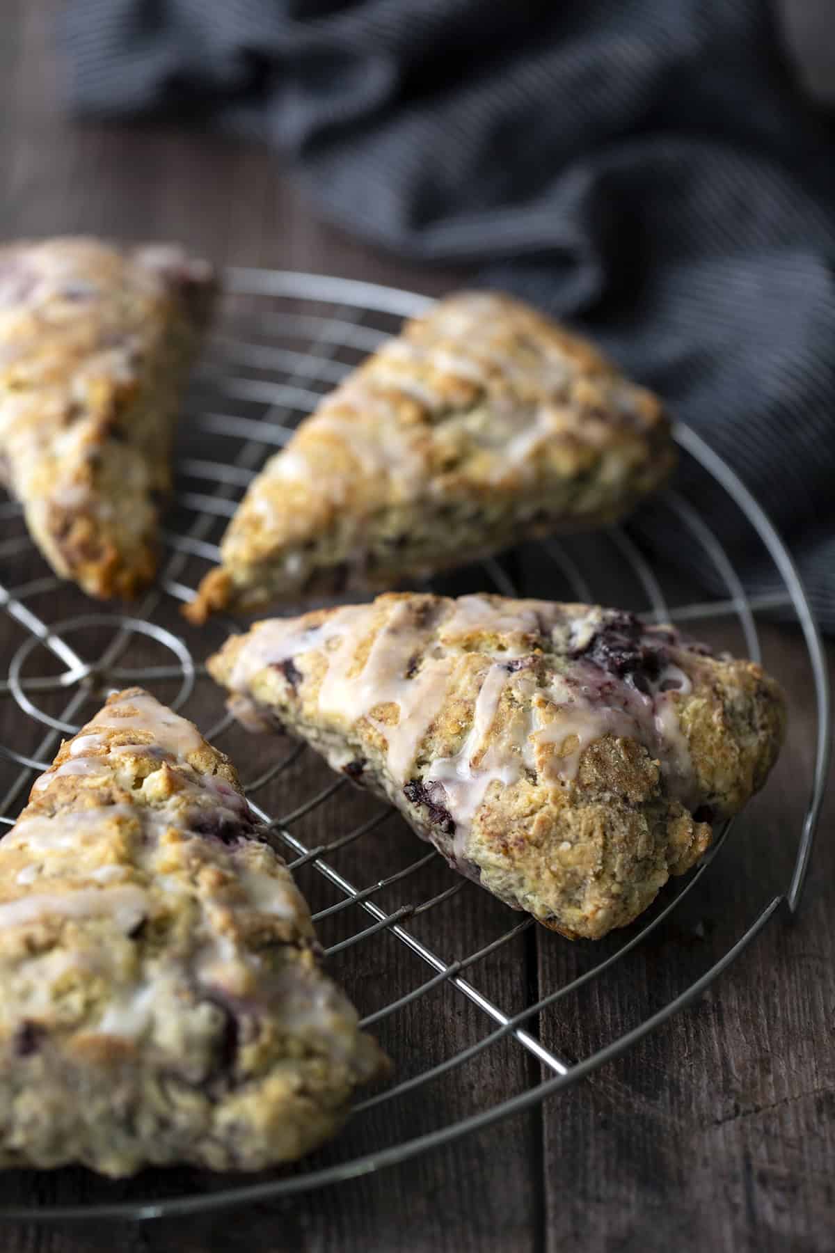 Scones on a cooling rack