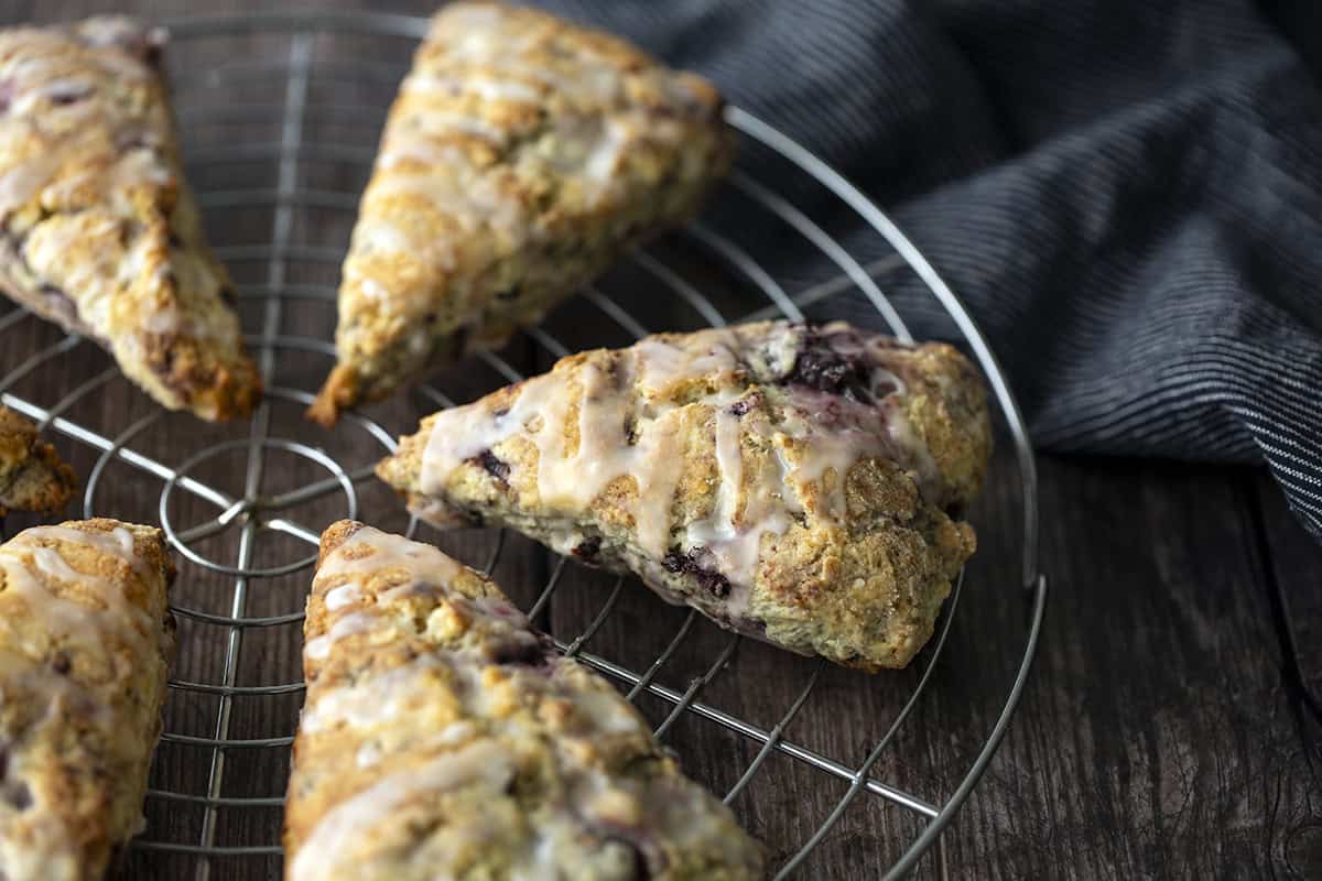 Scones on a cooling rack