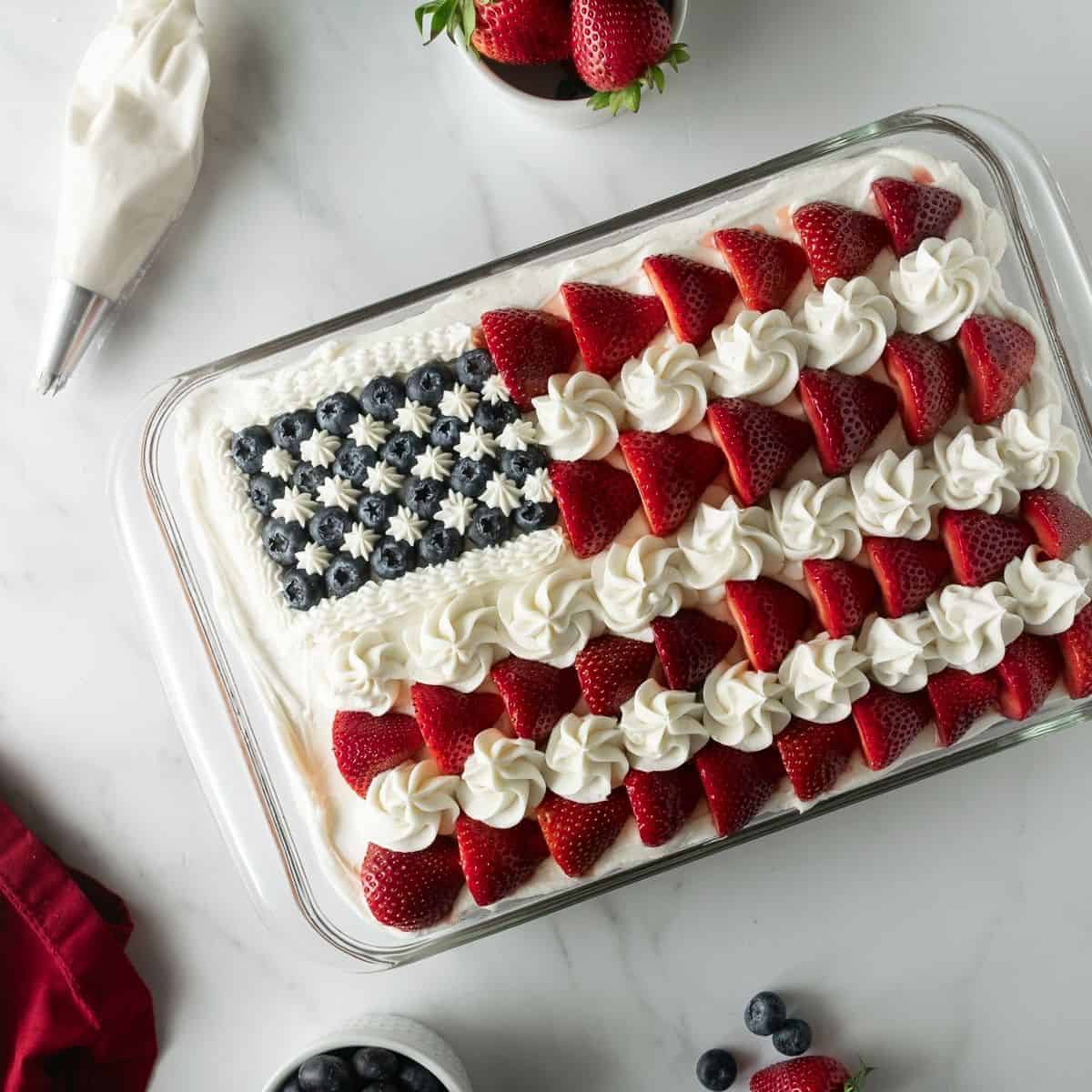 American Flag Cake