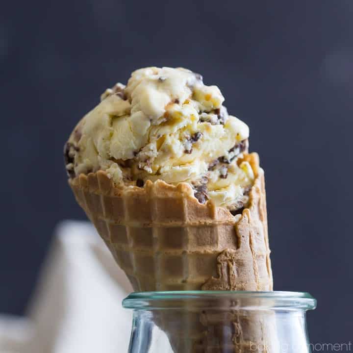 Salted Caramel Brownie Ice Cream with TURTLES® Clusters