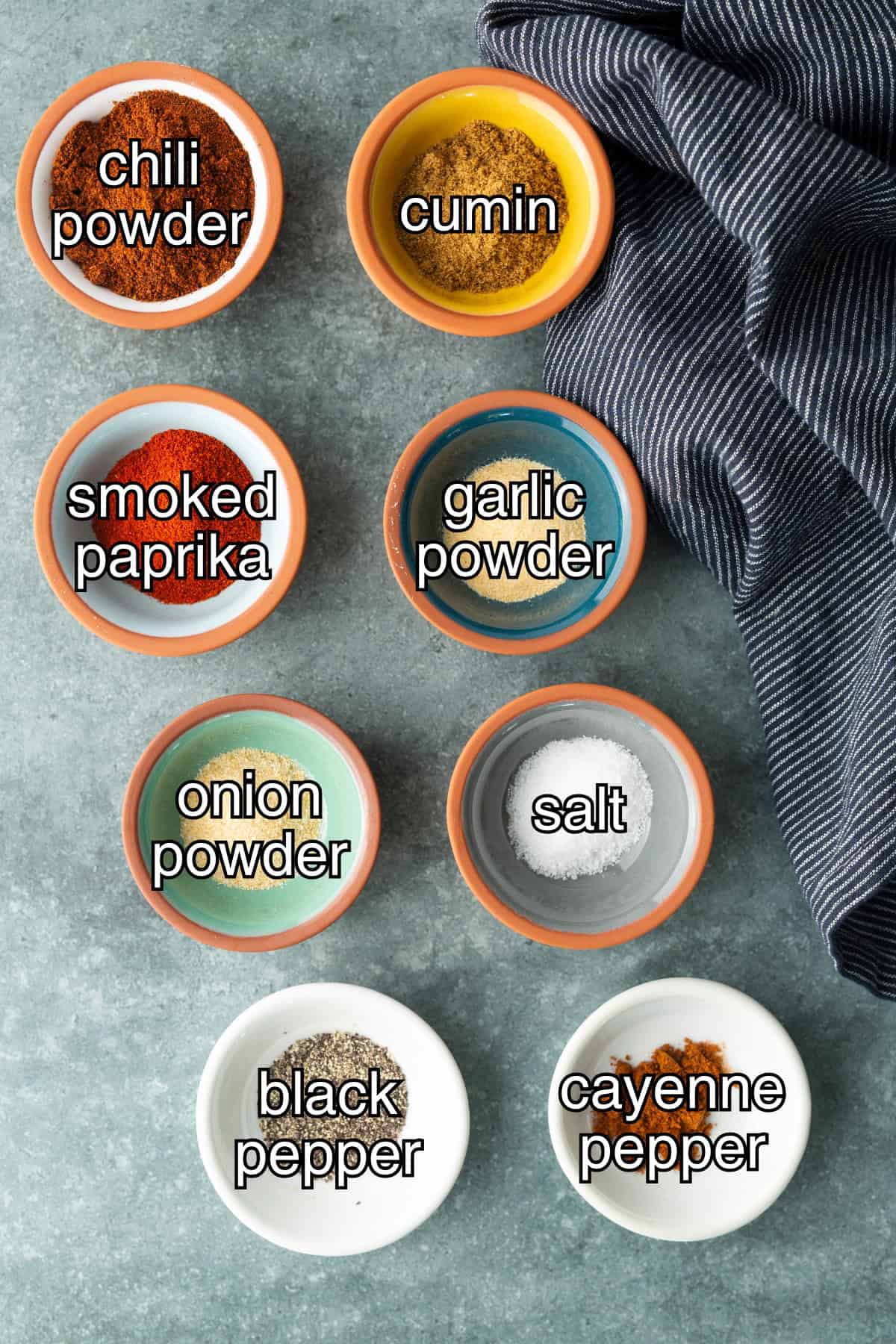Taco seasoning ingredients