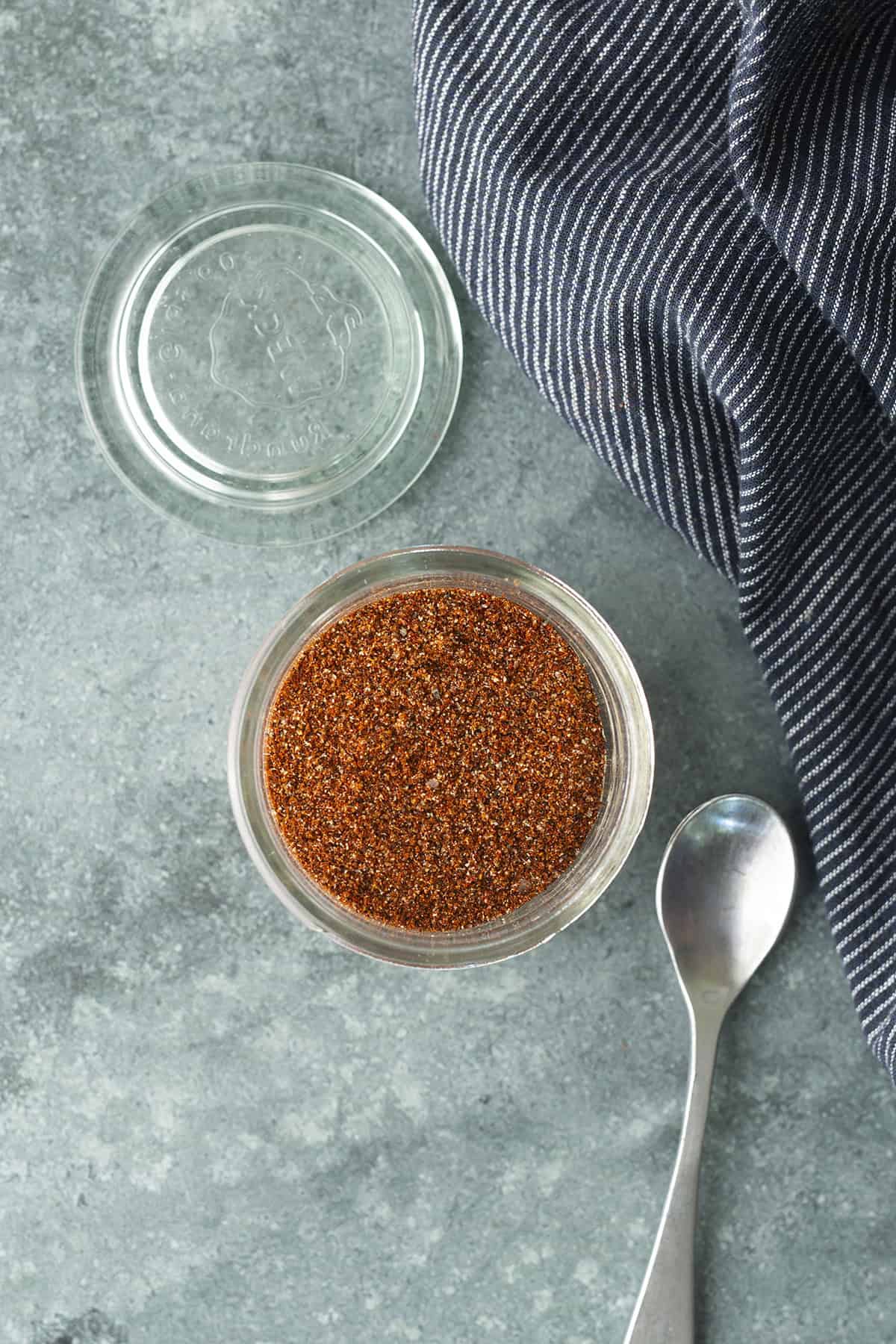 Taco seasoning combined in a bowl