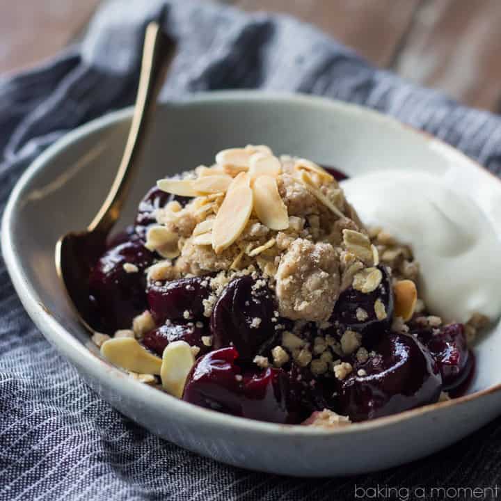 No-Bake Cherry Crumble
