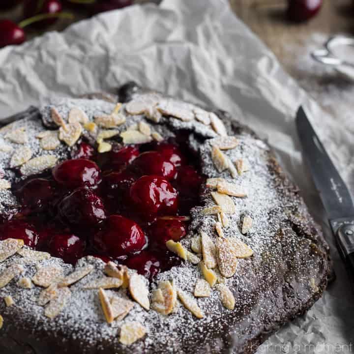 Chocolate Cherry Galette